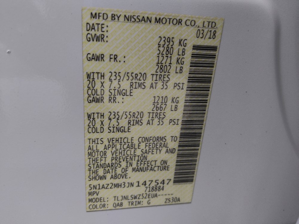 Used 2018 Nissan Murano Platinum w/ Cargo Package AWD/4WD image 33