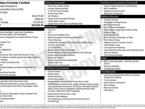 Used 2023 Subaru Forester Limited image 38