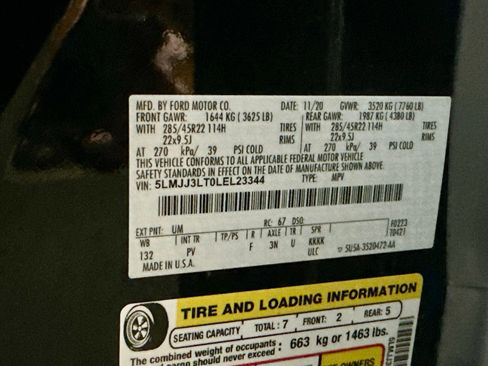 Used 2020 Lincoln Navigator L Reserve w/ Equipment Group 208A Reserve image 30