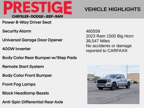 Used 2023 RAM 1500 Big Horn AWD/4WD image 4