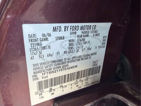 Used 2007 Ford F250 4x4 Crew Cab Super Duty image 18