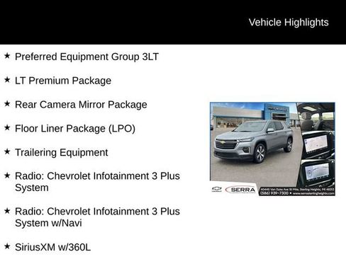 Certified 2023 Chevrolet Traverse LT w/ LT Premium Package AWD/4WD image 4