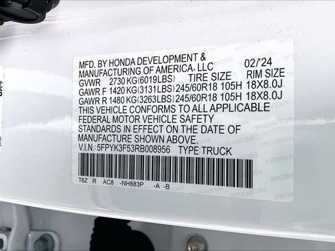 Used 2024 Honda Ridgeline RTL image 32