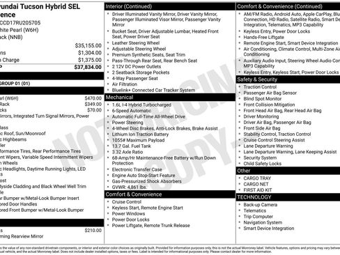 Certified 2024 Hyundai Tucson SEL AWD/4WD image 33
