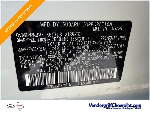 Used 2025 Subaru Crosstrek 2.5i Premium AWD/4WD image 28