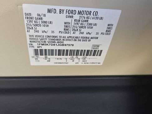 Used 2018 Ford Explorer XLT w/ Equipment Group 202A image 35