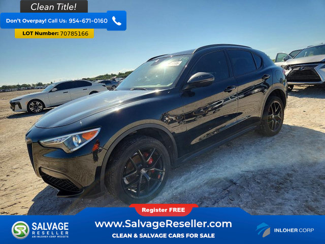 Used 2019 Alfa Romeo Stelvio Sport w/ Quick Order Package 22K Sport RWD image 1