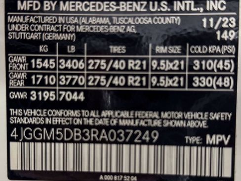 Used 2024 Mercedes-Benz EQE AMG 4MATIC SUV image 36