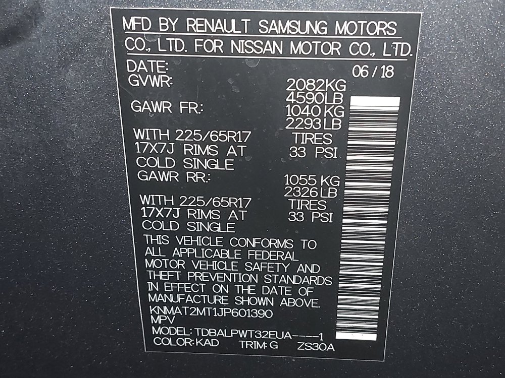 Used 2018 Nissan Rogue S FWD image 33