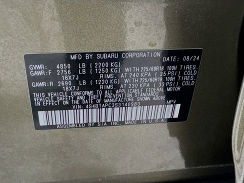 Certified 2025 Subaru Outback Touring image 25