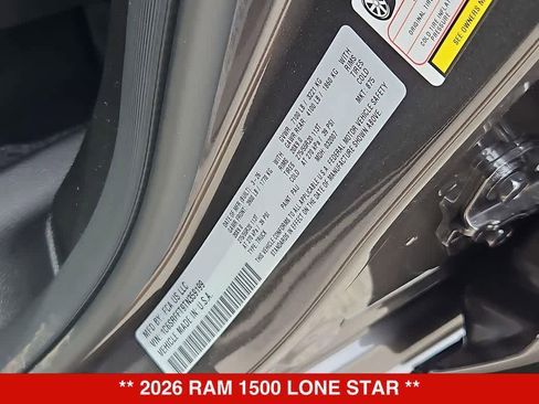 New 2026 RAM 1500 Lone Star AWD/4WD image 38