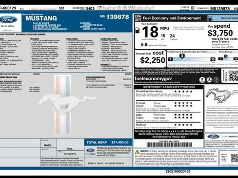 Used 2021 Ford Mustang GT RWD image 30