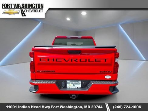 Used 2024 Chevrolet Silverado 1500 Custom w/ Dark Appearance Package AWD/4WD image 4