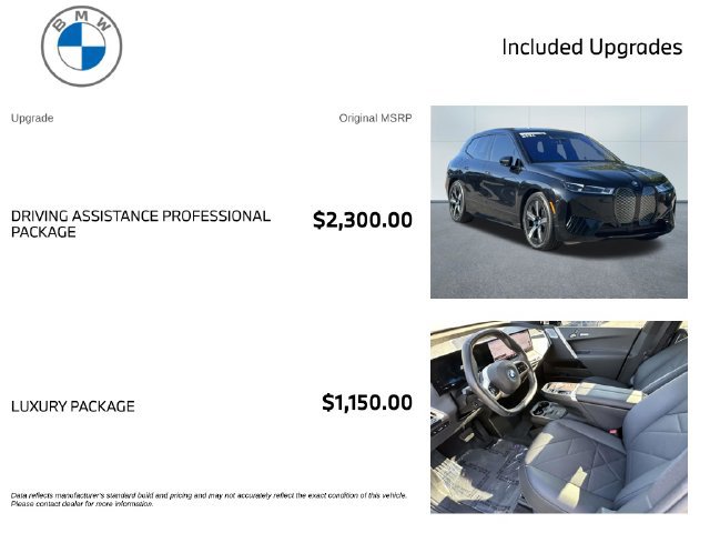 Certified 2024 BMW iX M60 AWD/4WD image 3