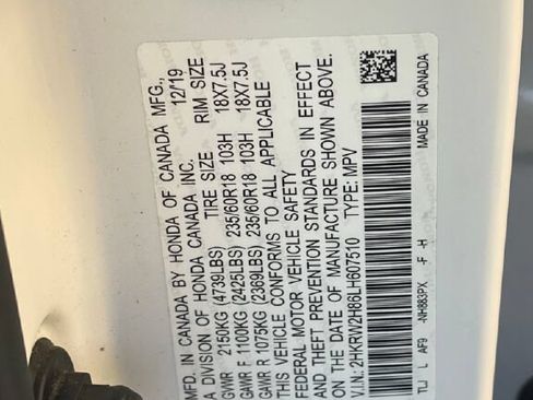 Certified 2020 Honda CR-V EX-L image 38