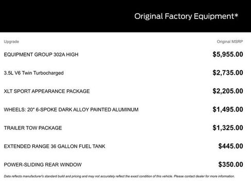 Certified 2022 Ford F150 XLT w/ Equipment Group 302A High image 20