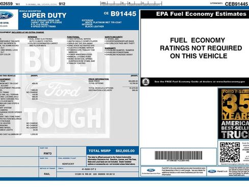 Used 2012 Ford F350 King Ranch w/ King Ranch w/Chrome Pkg image 4