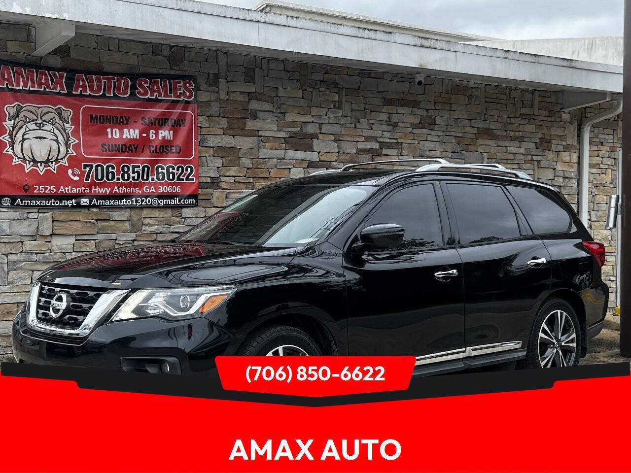 Used 2019 Nissan Pathfinder Platinum w/ Cargo Package FWD image 1