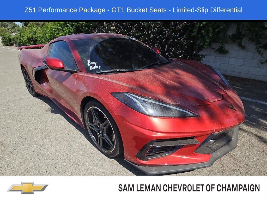 Used 2025 Chevrolet Corvette Stingray Coupe w/ Z51 Performance Package RWD image 1