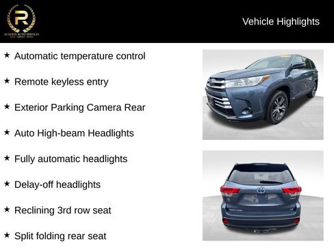 Used 2019 Toyota Highlander LE AWD/4WD image 9