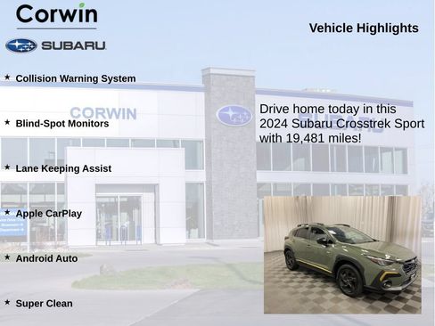 Used 2024 Subaru Crosstrek 2.5i Sport AWD/4WD image 6