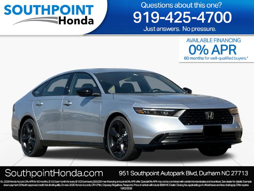 New 2026 Honda Accord Sport image 1