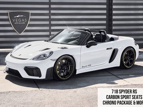 Used 2025 Porsche 718 Boxster Spyder RS RWD image 1