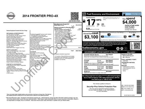 Used 2014 Nissan Frontier PRO-4X w/ Pro-4x Luxury Package image 28