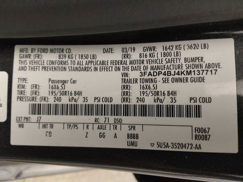 Used 2019 Ford Fiesta SE w/ Equipment Group 201A FWD image 33