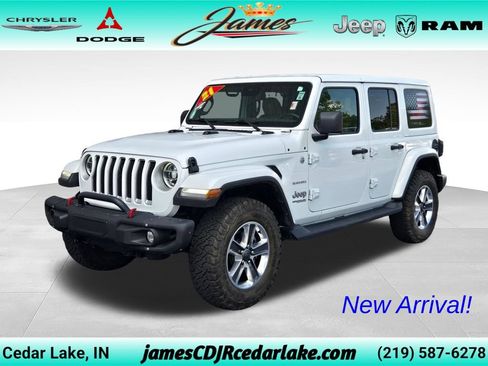 Used 2021 Jeep Wrangler Unlimited Sahara AWD/4WD image 1