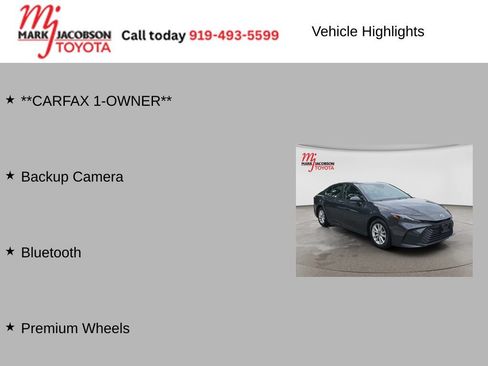 Used 2025 Toyota Camry LE FWD image 6