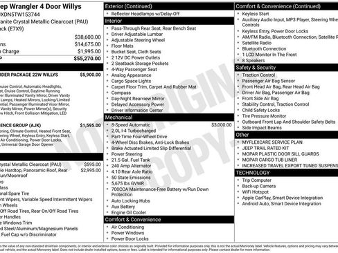 New 2026 Jeep Wrangler Unlimited Sport AWD/4WD image 48