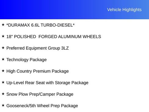 New 2026 Chevrolet Silverado 3500 High Country w/ High Country Premium Package AWD/4WD image 9