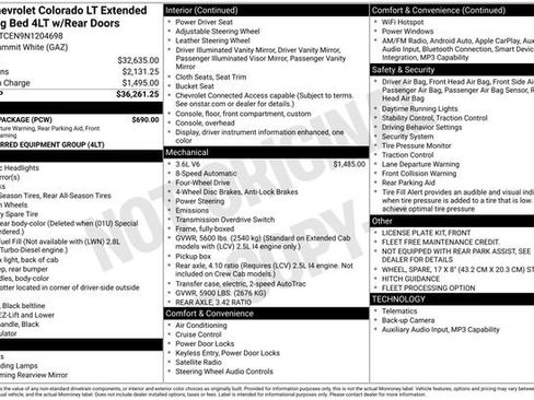 Used 2022 Chevrolet Colorado LT w/ Safety Package AWD/4WD image 9