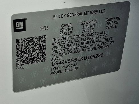 Used 2019 Buick LaCrosse Avenir w/ Driver Confidence Package II AWD/4WD image 36