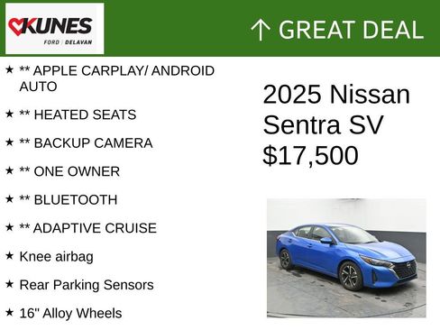 Used 2025 Nissan Sentra SV image 2