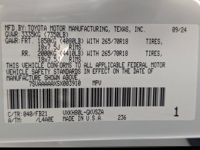Used 2025 Toyota Sequoia SR5 RWD image 29