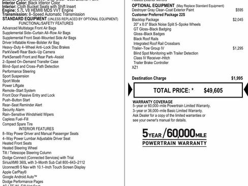 New 2026 Dodge Durango GT w/ Blacktop Package AWD/4WD image 2
