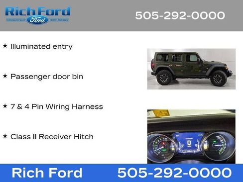 Used 2023 Jeep Wrangler Unlimited Rubicon 4xe w/ Steel Bumper Group AWD/4WD image 32