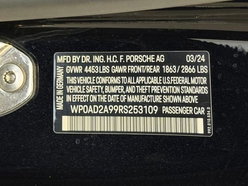 Certified 2024 Porsche 911 Turbo S AWD/4WD image 26