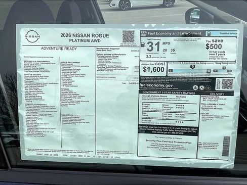 New 2026 Nissan Rogue Platinum w/ Platinum Premium Package image 13