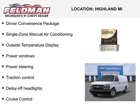 New 2025 Chevrolet Express 2500 w/ Driver Convenience Package image 3