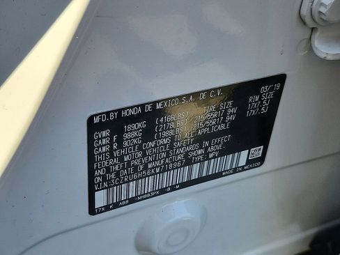 Used 2019 Honda HR-V EX image 26