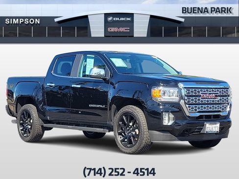 Used 2022 GMC Canyon Denali w/ Denali Black Edition Package AWD/4WD image 1