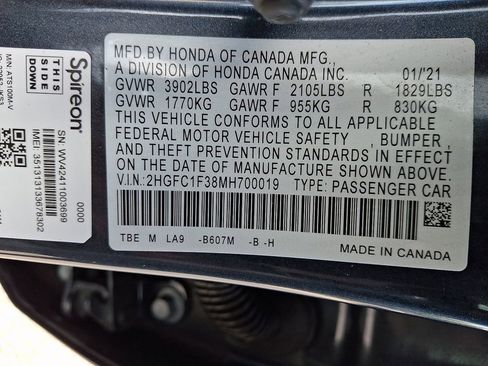 Used 2021 Honda Civic EX image 27
