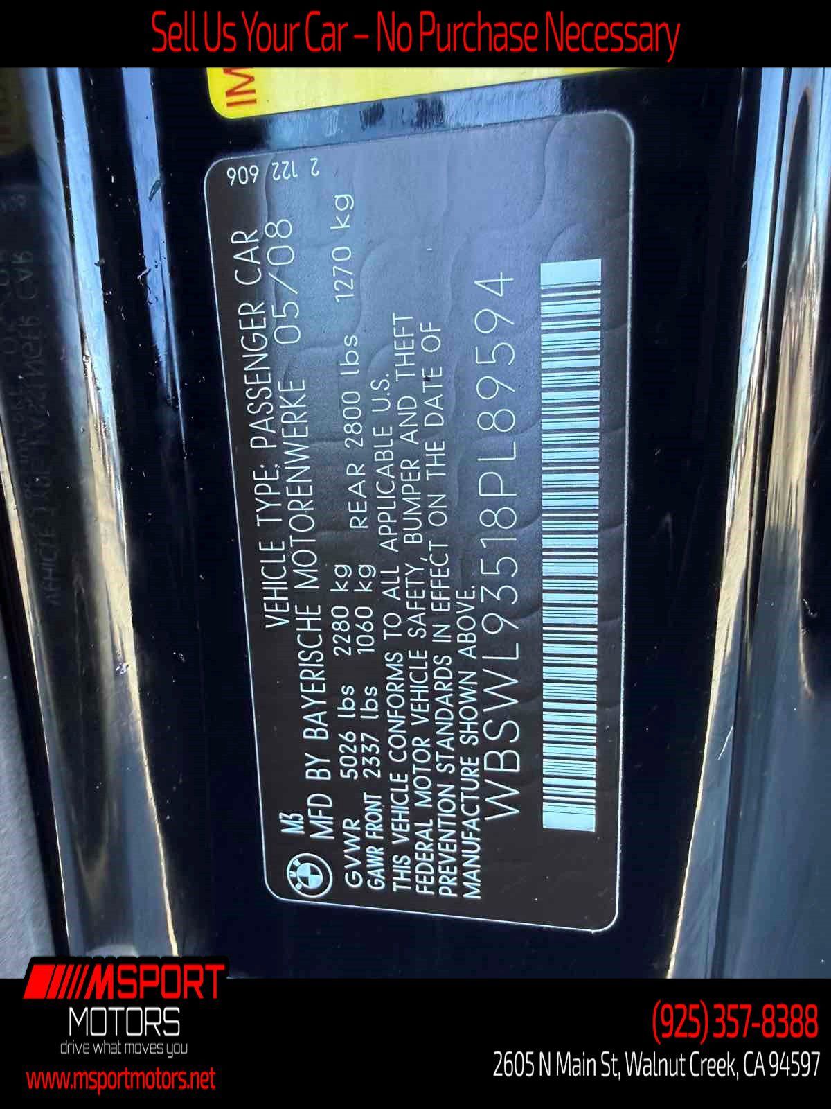 Used 2008 BMW M3 Convertible RWD image 25