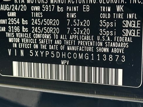 Used 2021 Kia Telluride SX w/ SX Prestige Package AWD/4WD image 33