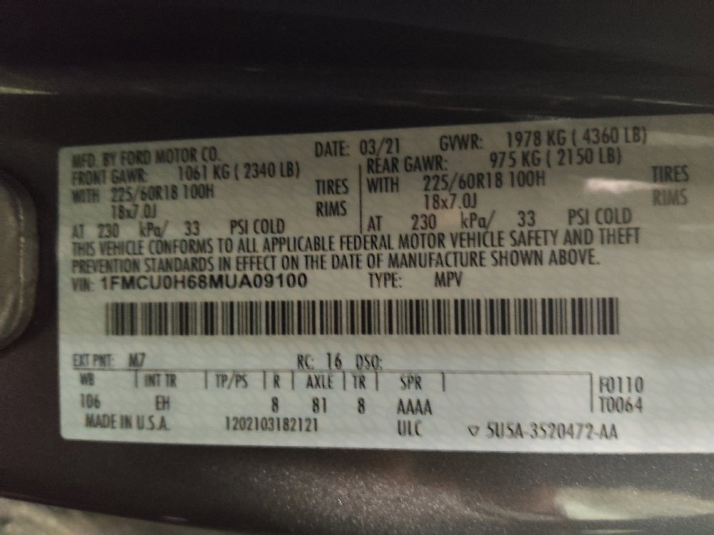 Used 2021 Ford Escape SEL FWD image 33