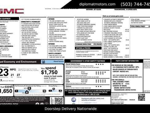 Used 2022 GMC Yukon XL Denali w/ Advanced Technology Package image 2