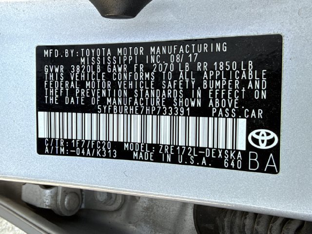 Used 2017 Toyota Corolla SE FWD image 25